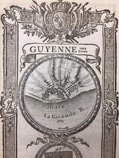 Blaye en 1736 Gironde Guyenne