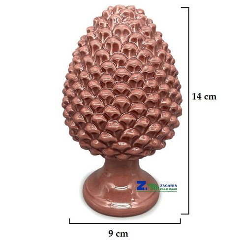 Pigna siciliana ceramica rosa - pigna,