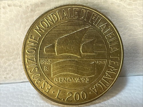 200 lire 1992 esposizione - lire,