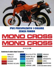 Kit Adesivi Mono Cross Yamaha