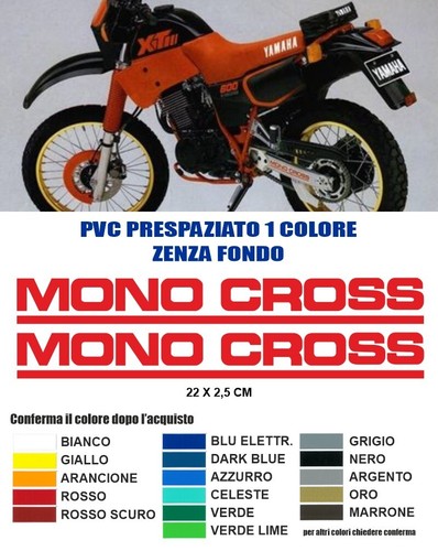 Kit adesivi mono cross yamaha - kit,
