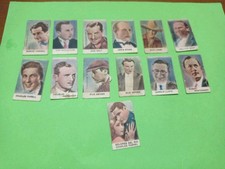 13 Figurine anteguerra Cinema Attori Cioccolato Salvi a Colori - Anni '30