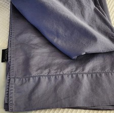 WAMSUTTA DREAM ZONE 750TC numero di fili CAL KING LENZUOLO PIATTO Pima cotone blu grigio