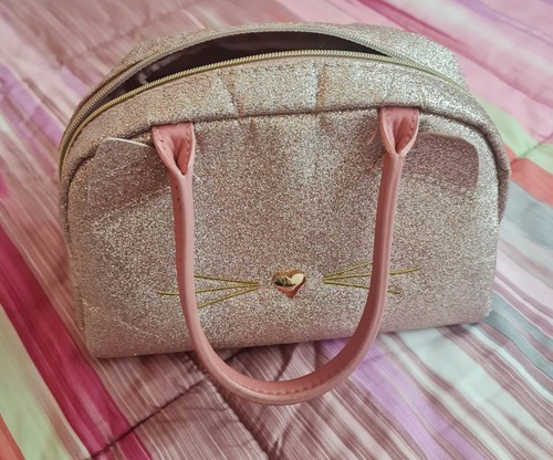 Borsa bambina gatto glitter - gatto,