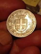 Splendida 2 Lire argento Regno d'Italia 1881 Umberto I