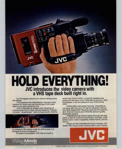 Videocamera film jvc - jvc, 1984