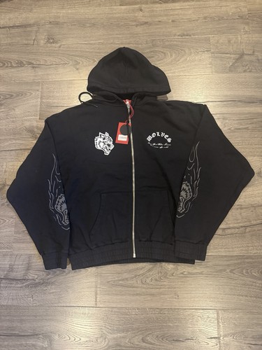 Felpa con cappuccio zip darc - con, e