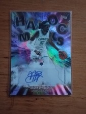 2025-26 Topps Basketball Mark Williams Havoc Marks Auto Card