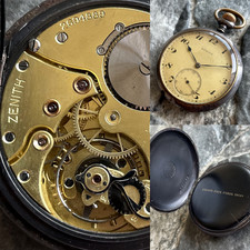 ✩ Antico orologio da tasca ZENITH vecchio