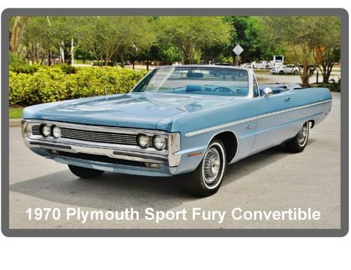 Calamita plymouth sport fury - plymouth,