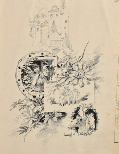 Disegno penna 1891 josef b - a,