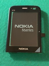 Nokia N78 - Front Cover UI-Cover Display Cover Front Glass Black New Original