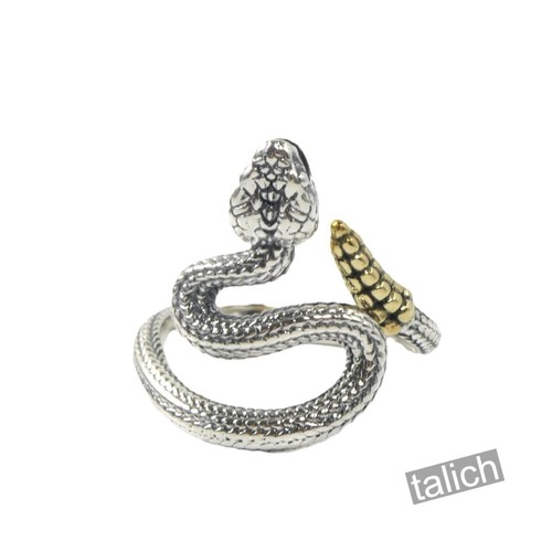 Anello serpente sonaglio - anello,