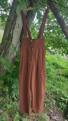 Pantalone bretelle vintage