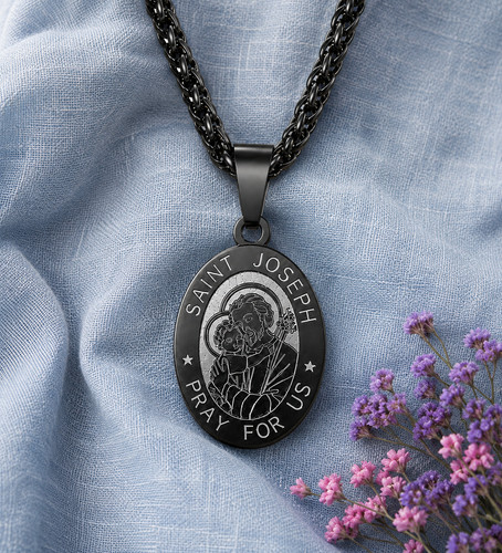 Collana san giuseppe - collana,