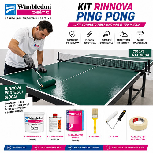 Vernice resina tavoli ping - vernice,