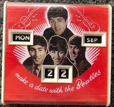 The Beatles Make a Date With 1960's desk calendar
