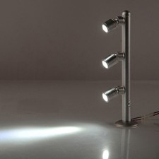 Elegante faretto led argento