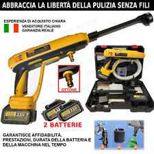Idropulitrice portatile a batteria ALTA POTENZA qualità indiscutibile 2 BATTERIE