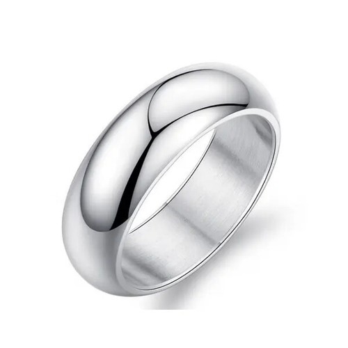 Anello fede fedina - , acciaio