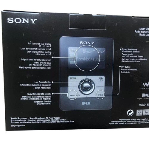 Radio digitale sony - sony, xdr-m1