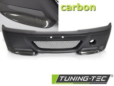 Paraurti anteriore csl look carbon bmw e46 4/5 PORTE 98-05 INSERTI IN CARBONIO