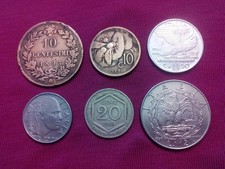 Lotto 6 monete Regno d'Italia