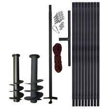 PWSAM Trapano per Pozzi Trivella Manuale Perforatrice Terreno 145 e 180mm 10 M