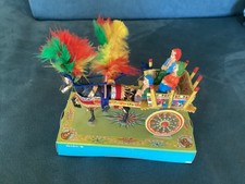 MODELLINO ORIGINALE DI CARRETTO SICILIANO CON BASE E PERSONAGGI