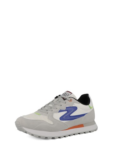 Sneakers stringate uomo grigio