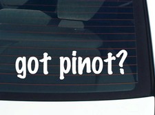 ho il pinot? DECALCOMANIA AUTO