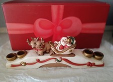 Thun Candeliere Porta Candele Babbo Natale Slitta Renne