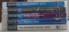 Lotto giochi PS3 in ITALIANO, Just Dance 2015, PES 2010, Kung fu Rider, Singstar