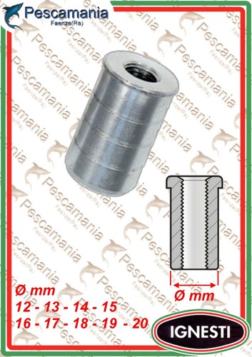 Boccola filettata alluminio - filettata,