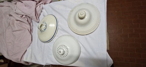 Coperchio zuppiera antica - zuppiera,