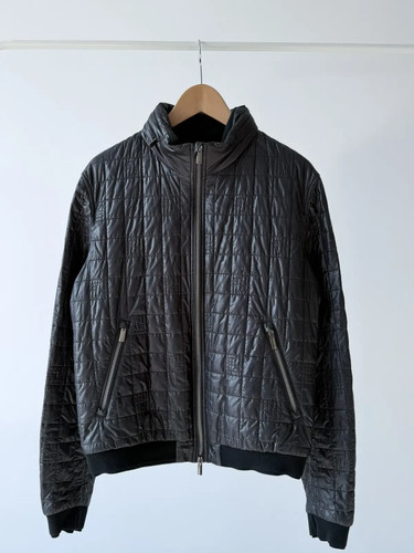 Giacca nera trapuntata - , fendi