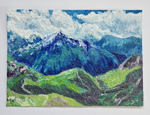 Quadro astratto acrilico - , 5x7