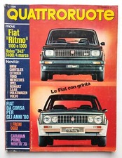 Rivista Quattroruote Numeri Vari Anno 1978 Auto Automobili Vintage Ed.Domus