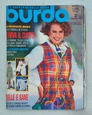 Burda 1993/2 rivista cucito con cartamodelli: 79 proposte in 5 taglie