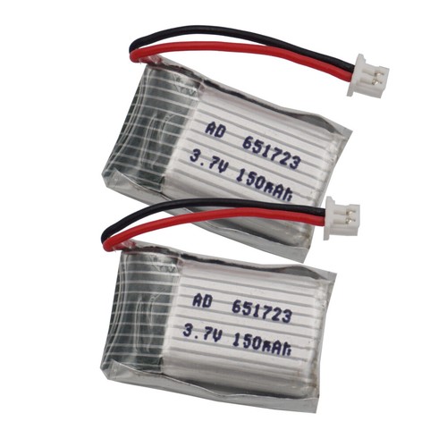2pcs 25c 150mah batteria - 2pcs, 3.7v