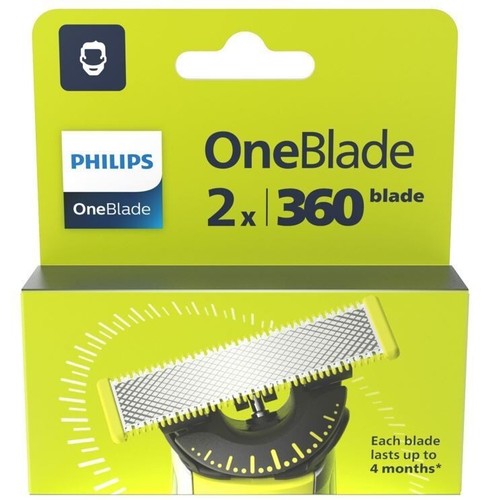 Pack lames philips oneblade - 2, "oneblade