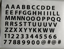 KIT LETTERE ADESIVE AUTO MOTO