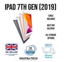 Apple iPad 7a Generazione (2019) 32GB 128GB WiFi/4G Tutti i Colori BUONE CONDIZIONI