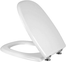 Copriwc Sedile Coprivaso Tesi Ideal Standard, Legno Con Cerniere Acciaio, Compat