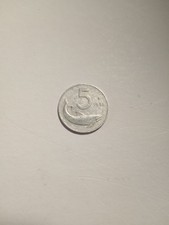 Moneta 5 Lire Delfino del 1952