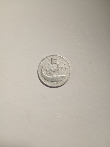 Moneta lire delfino del 1952 - moneta,
