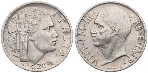 Italia italy 20 centesimi - -,