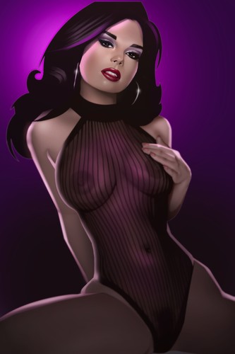 Adesivo pin girl body - pin, up