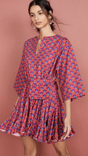 Rhode ryan mini abito - abito, rosso