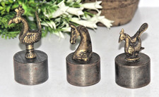 Pesi In Ottone Vintage A Forma